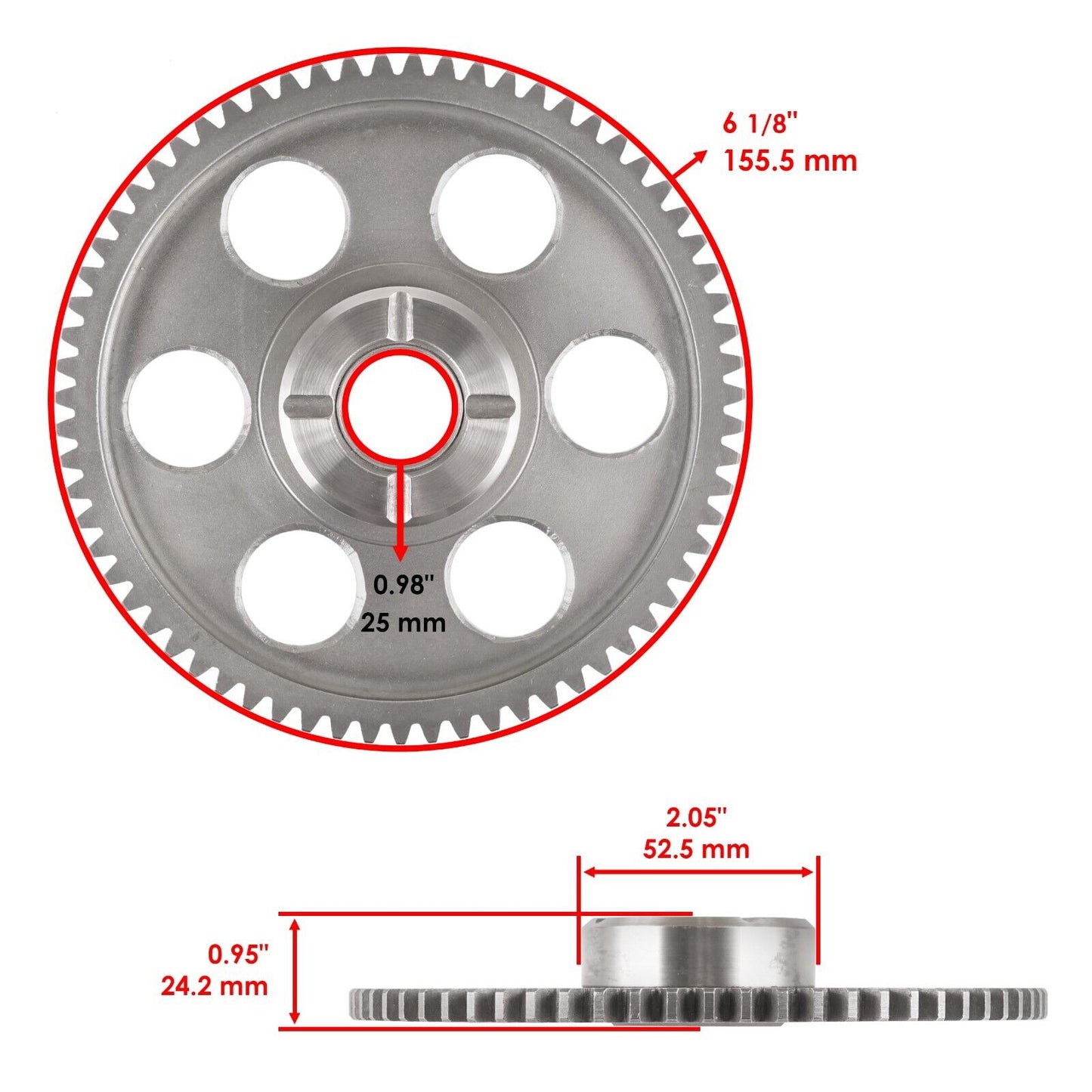 Starter Clutch Gear Idler w/ Gasket fits Yamaha Wolverine 450 YFM450FX 4X4 06-10