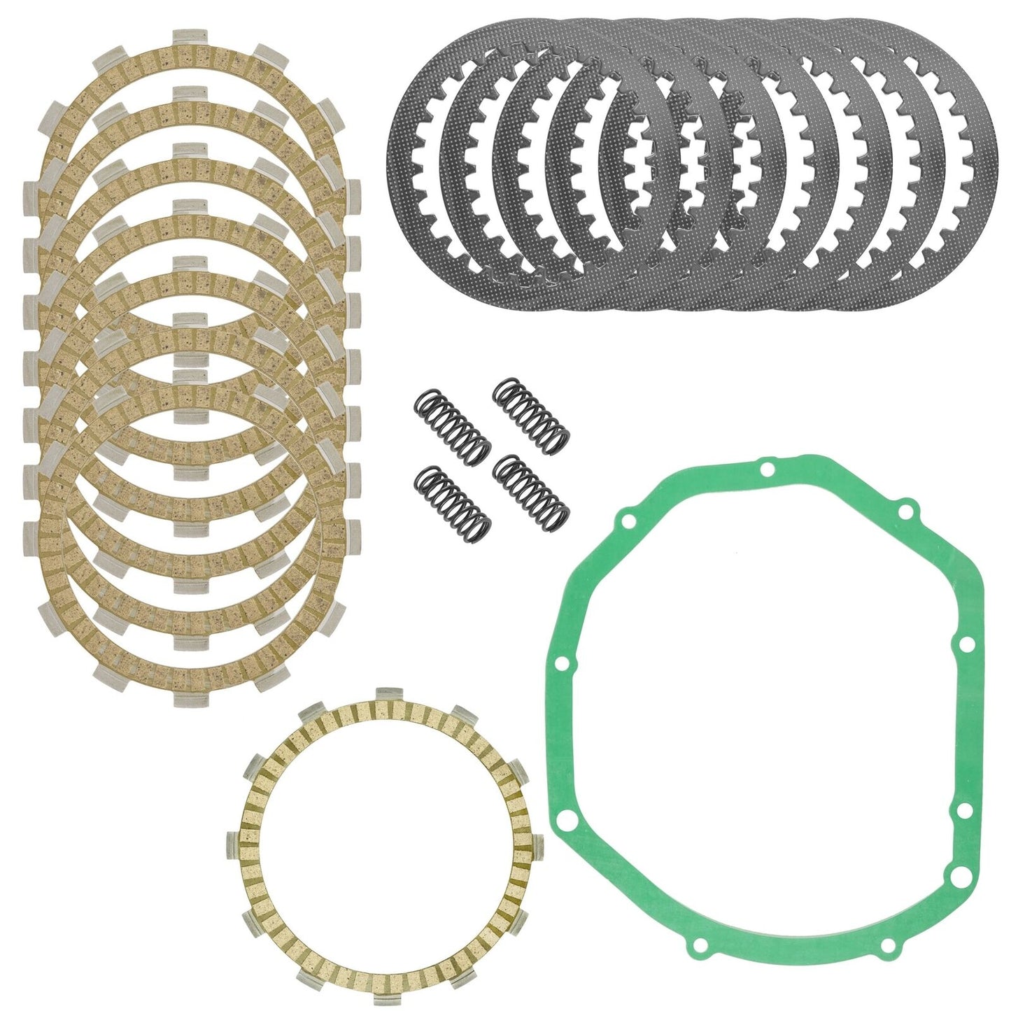 Clutch Friction Plates Spring and Gasket Kit for Suzuki Katana 750 GSX750F 98-04