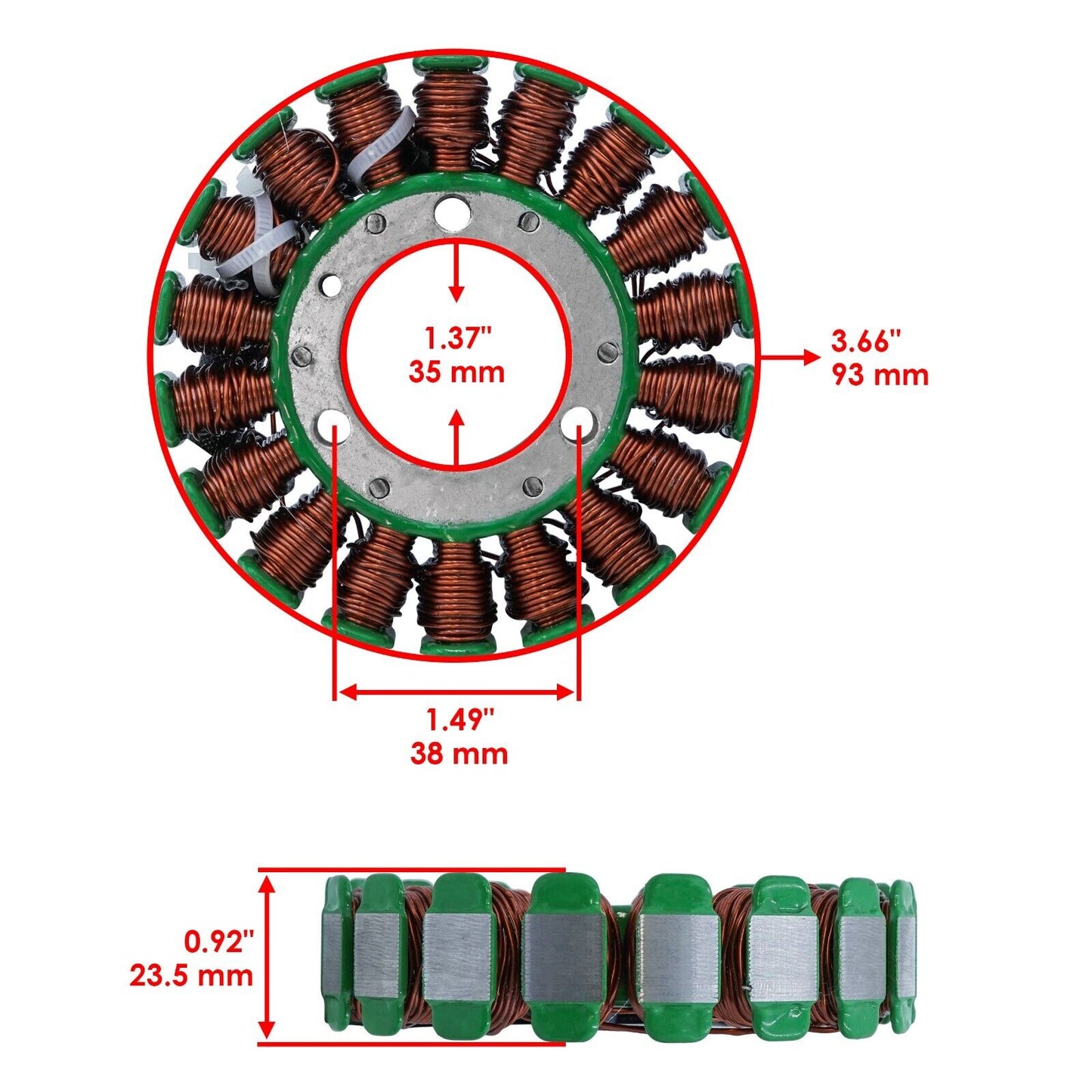 Stator & Gasket for Suzuki GS750Ec GS750En 1977 1978 1979