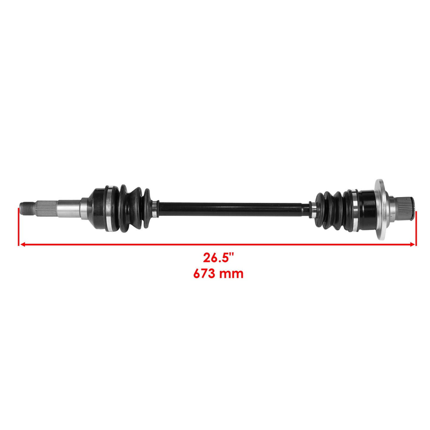 Front Rear Left Right Complete Axles for Yamaha Rhino 700 YXR700F 4WD 2008-2013