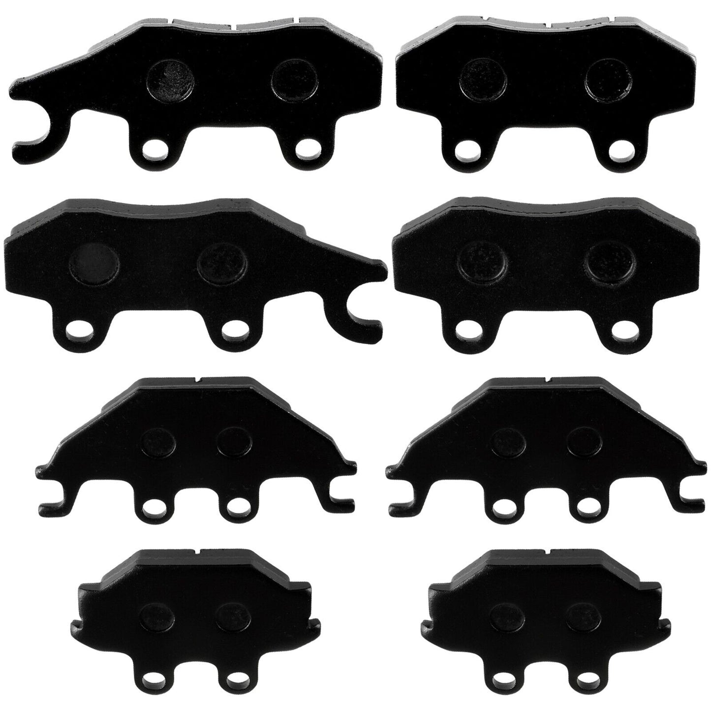 Front Rear Brake Pads for Kawasaki Mule Pro-Fx Pro-Fxt KAF820 2015-2016