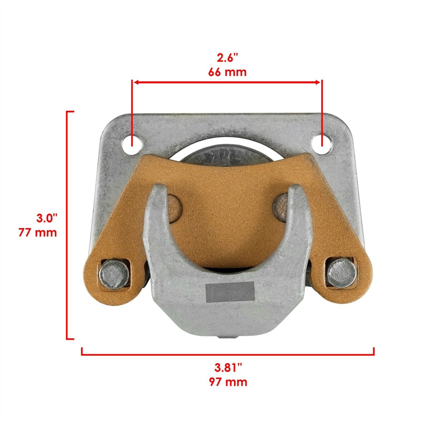 Rear Left Brake Caliper fits Polaris Ranger XP 700 4x4 2005 2006 w/ Brake Pads