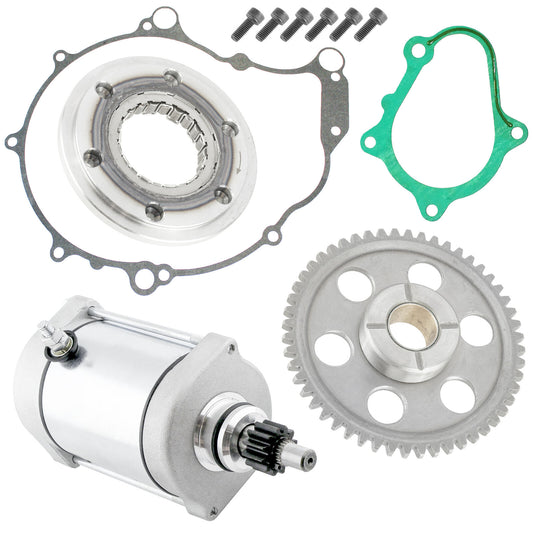 Starter & Starter Clutch & Gear Idler For Yamaha YFM660R Raptor 660R 2004-2005