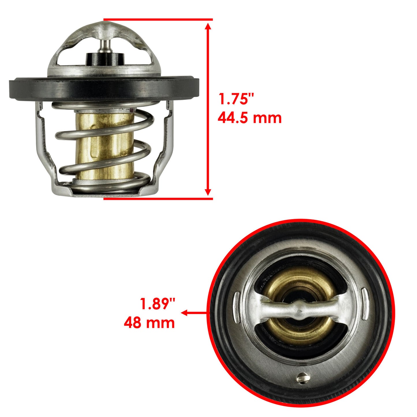 Thermostat W/ O-Ring fits Suzuki LT-A500X LTA500 King Quad 500 4x4 Axi 2009-2020