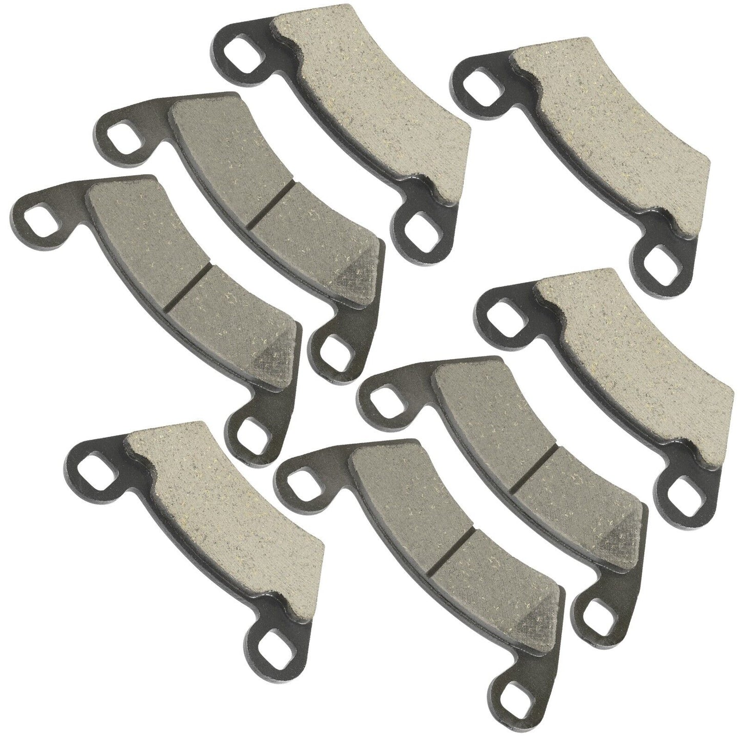 Caltric Front and Rear Brake Pads for Polaris Ranger XP 900 2013-2019