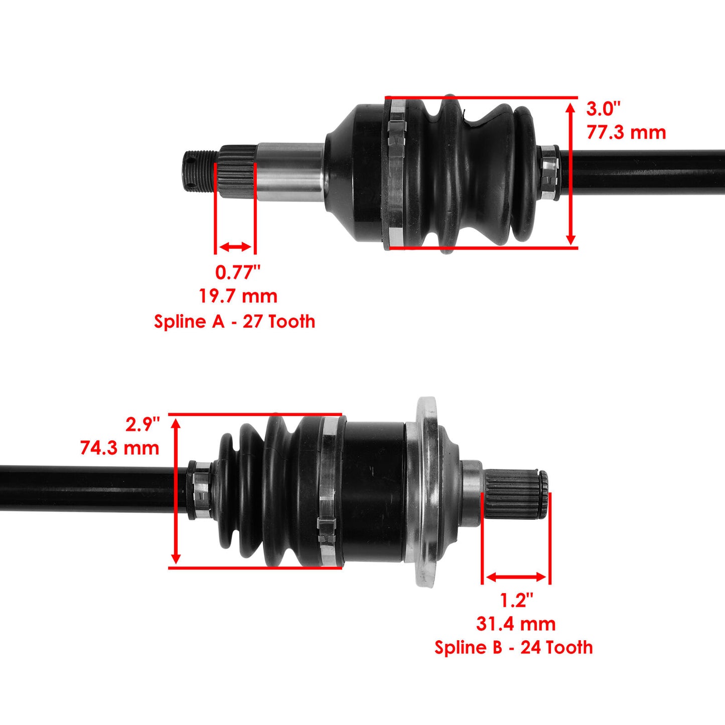 Front Right CV Joint Axle for Arctic Cat 1000 Thundercat 2008 2009 2010