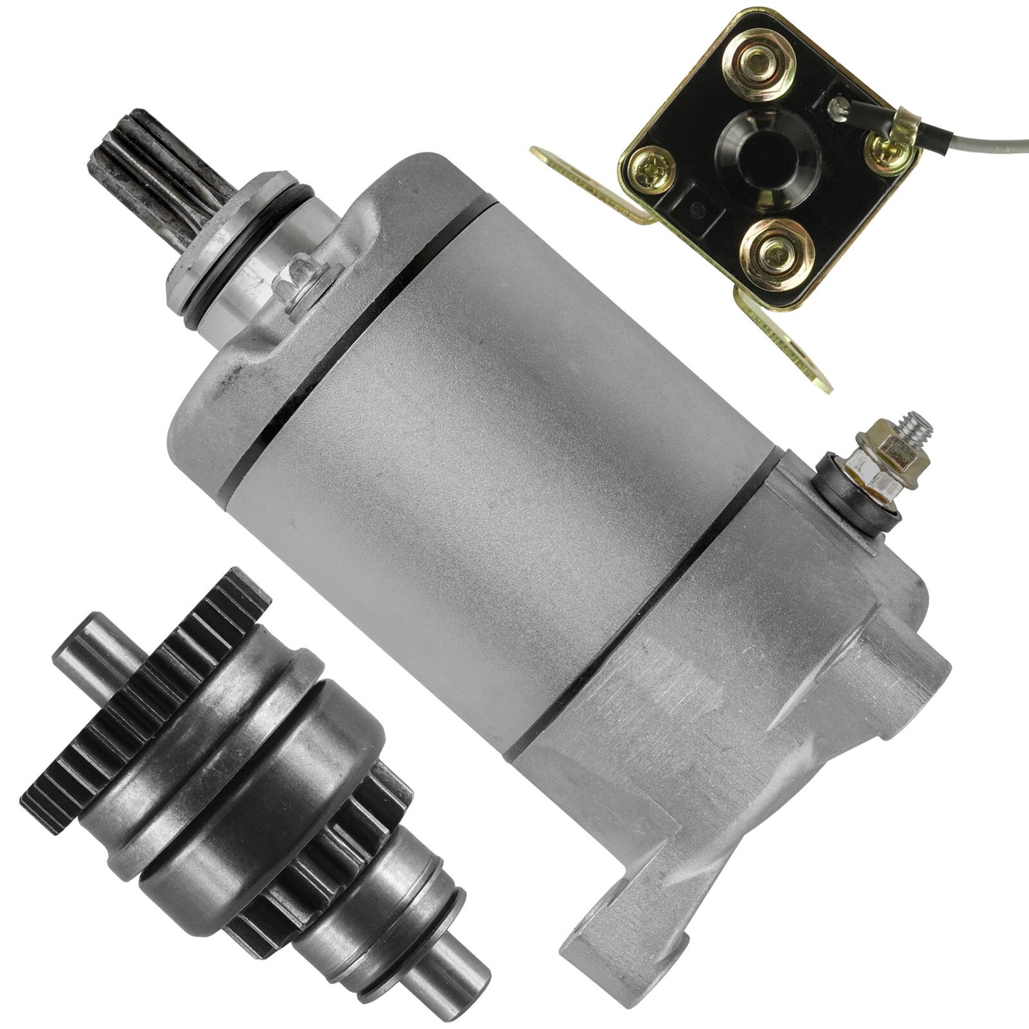 Starter Drive & Relay Solenoid for Polaris Magnum 500 1999 2000 2001 2002 ATV