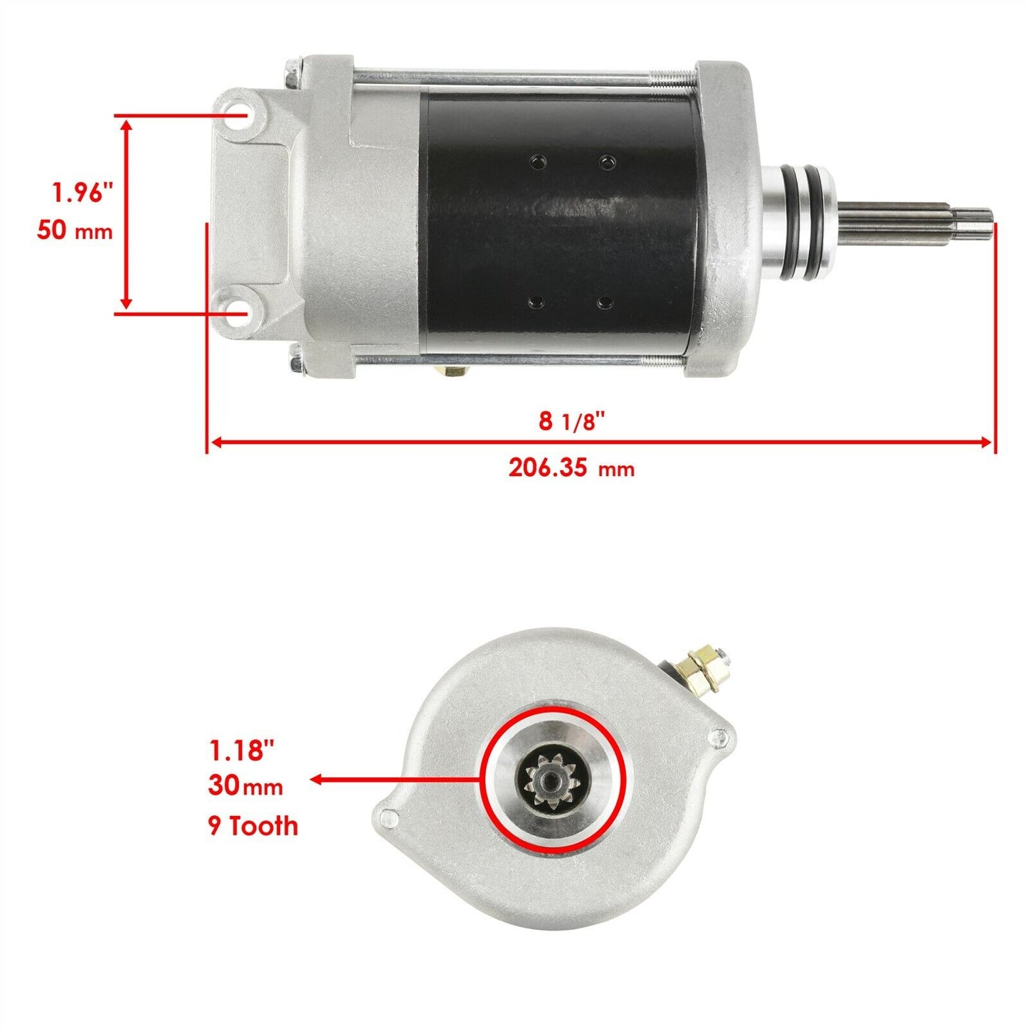 Starter and Relay Solenoid fits Polaris General 1000 / General 4 1000 2016-2021