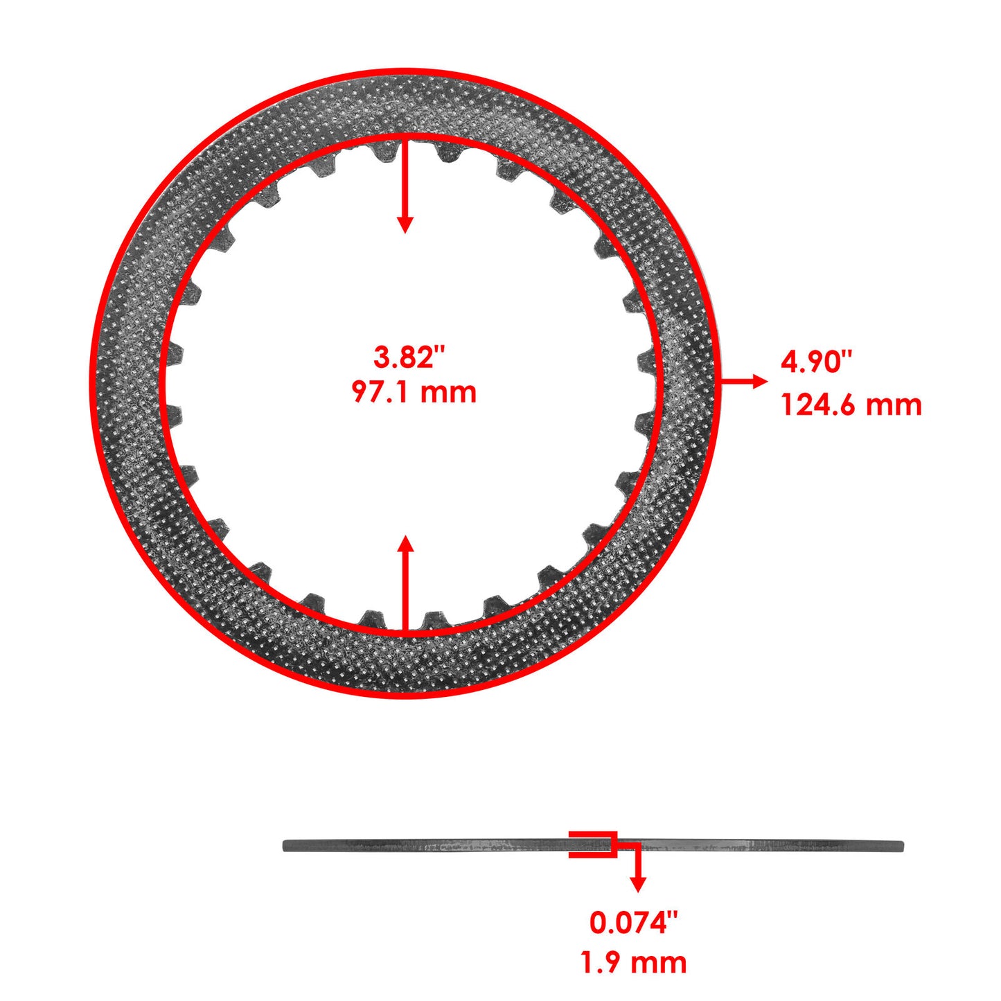 Clutch Plates w/ Springs Gasket Kit for Honda Fourtrax 400EX TRX400EX 1999-2000