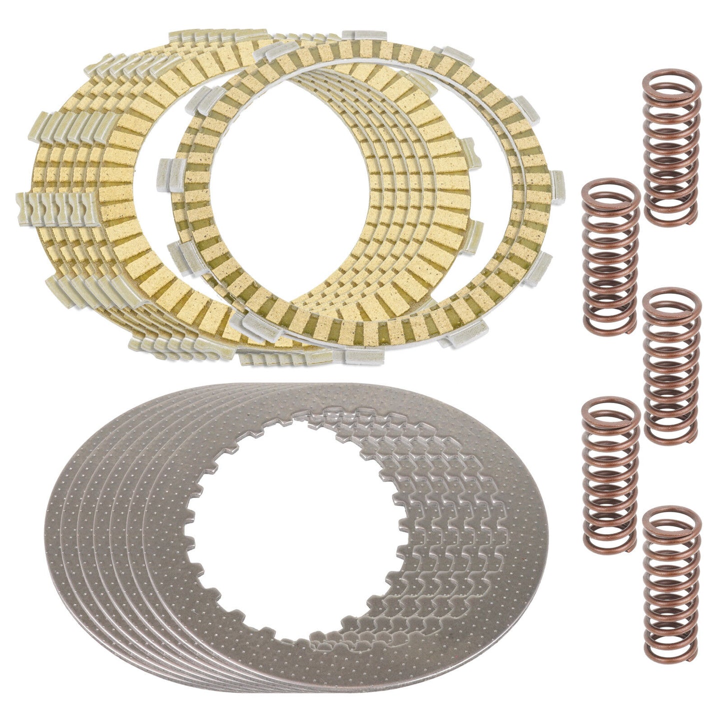 Clutch Friction Steel Plates And Springs Kit for Honda CBR1000RR 2004-2007