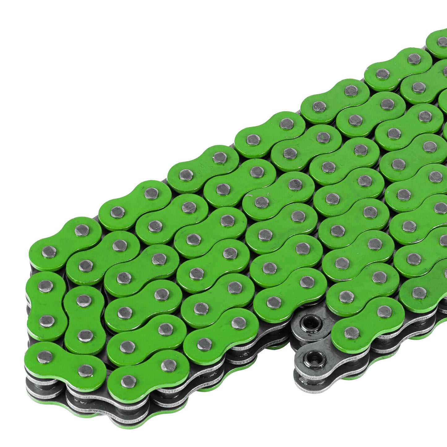 520 X 120 Links Motorcycle Atv Green O-Ring Drive Chain 520-Pitch 120-Links