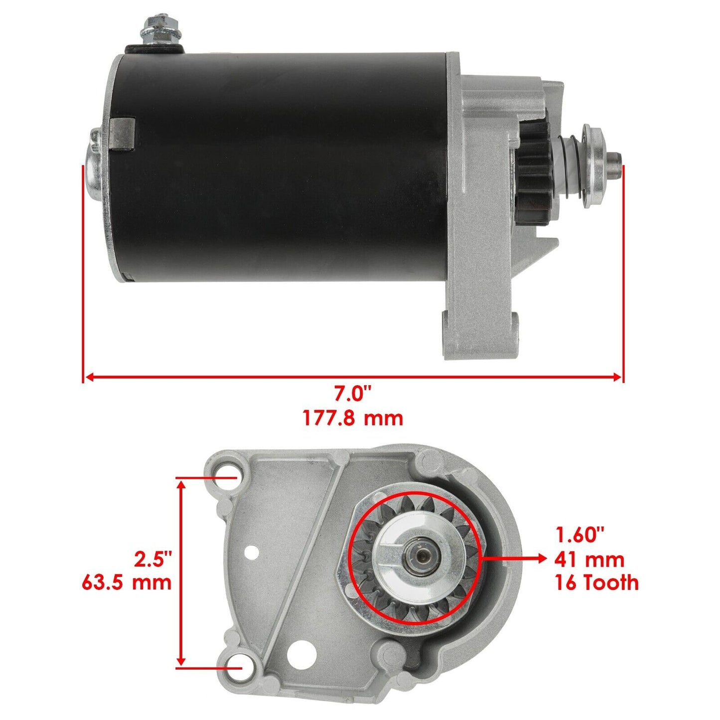 Starter for Briggs & Stratton 495100 498148 399928