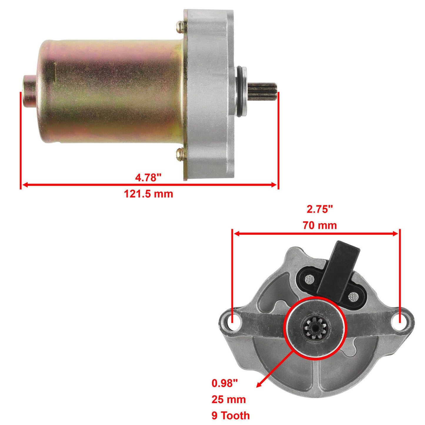 Starter for Polaris Outlaw 110 / Sportsman 110 2016-2021 / 0453478 0454952