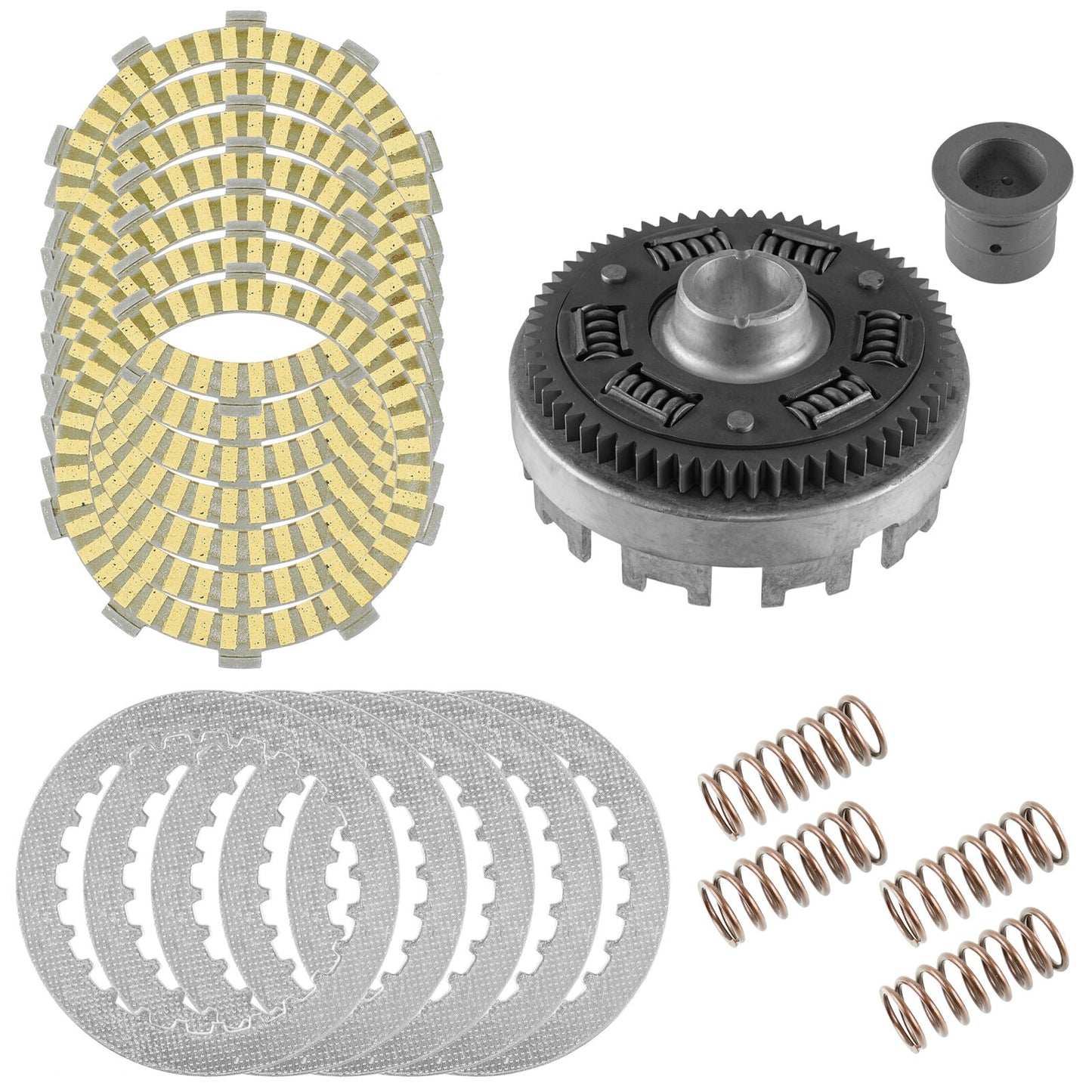 Clutch Outer Basket and Plates Kit for Honda Foreman 520 TRX520FE2 2020 - 2023