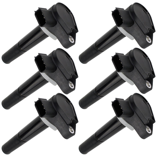 6-Pack Ignition Coils for Mercury Outboard 350 350Sci 400 Verado 4-Stroke 6 Cyl