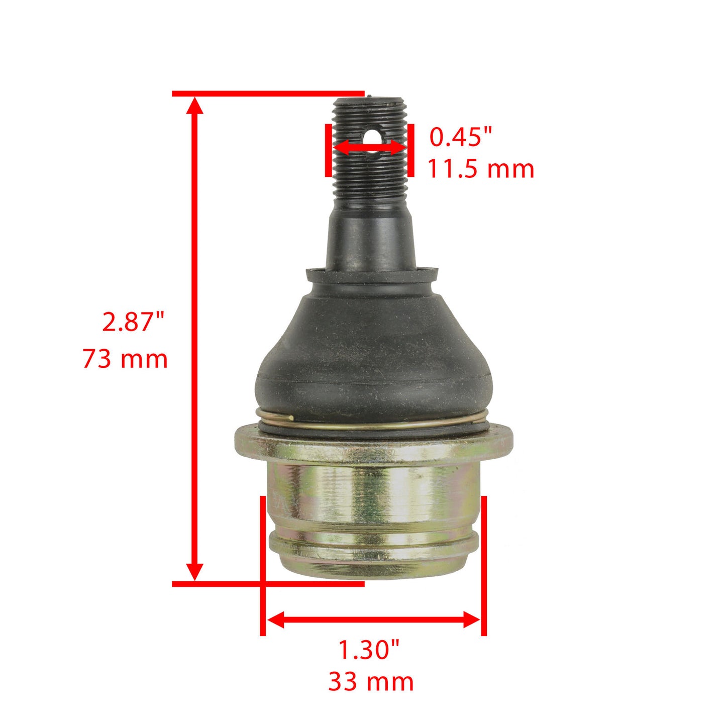 Front Lower or Upper Ball Joint fits Yamaha 1XD-23579-00-00