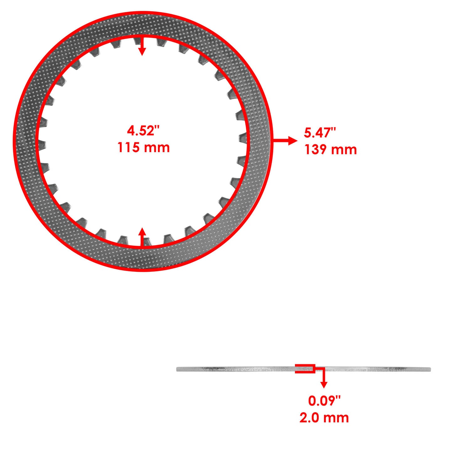 Clutch Friction Plates Spring and Gasket Kit for Suzuki Katana 750 GSX750F 98-04