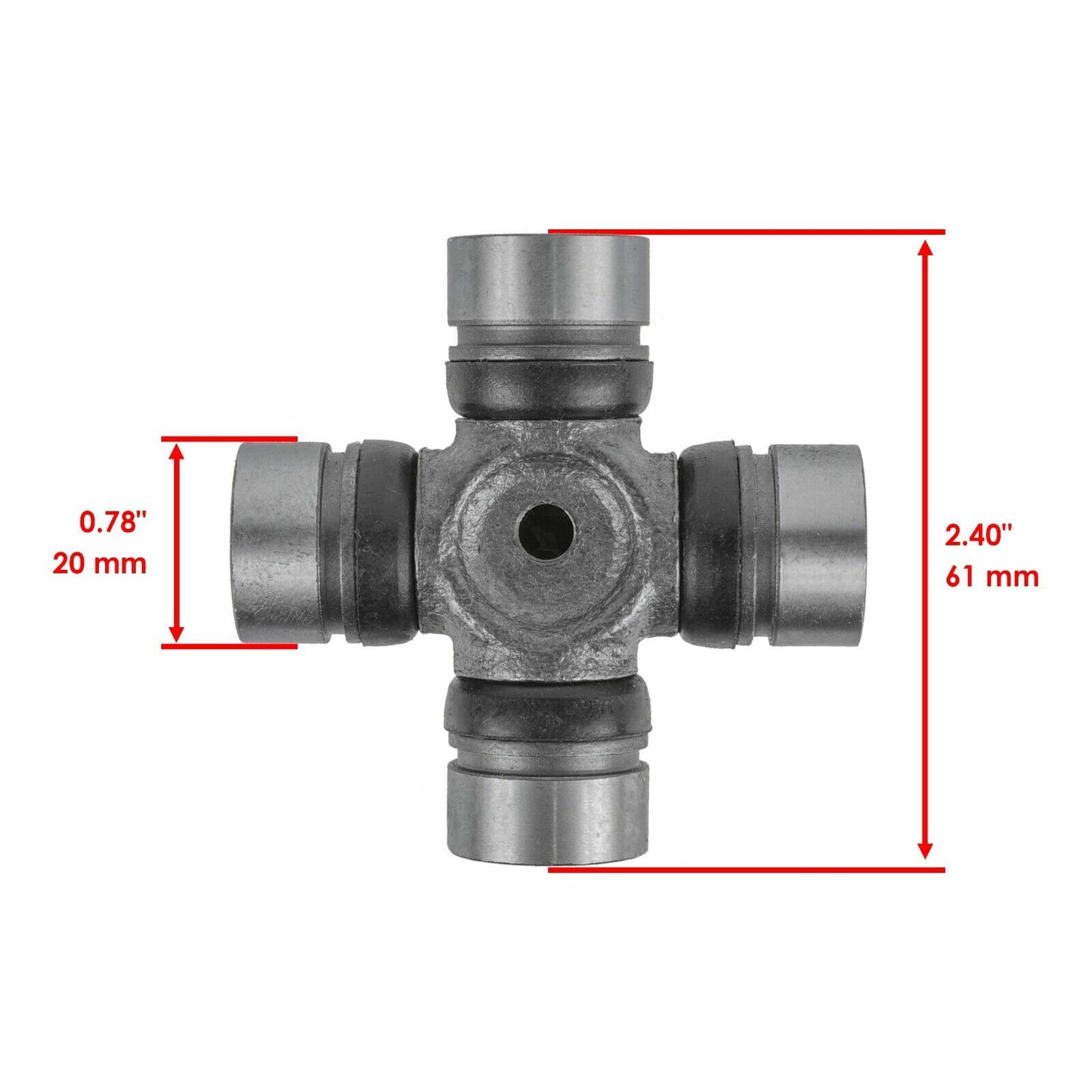 U-Joint Kit for Yamaha Big Bear 350 YFM350 1987-1999 Front Drive Shaft