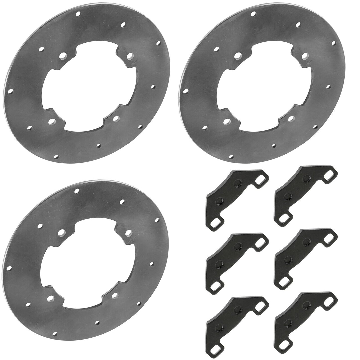 Front & Rear Brake Disc w/Pads For Arctic Cat WILDCAT 1000 LDT 2013-2014