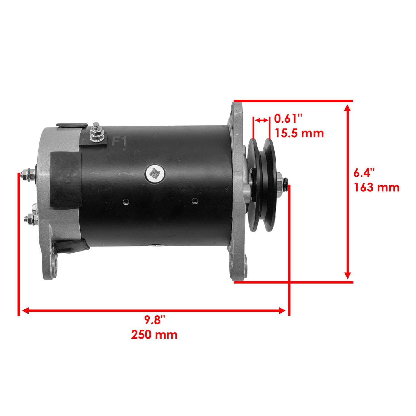 Caltric G3A Sun Classic 1986 Starter For Yamaha J10-81100-10-00 15424 0.9HP