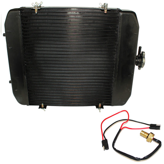 Caltric Radiator for Arctic Cat 500 Automatic 2002 W/ Sensor