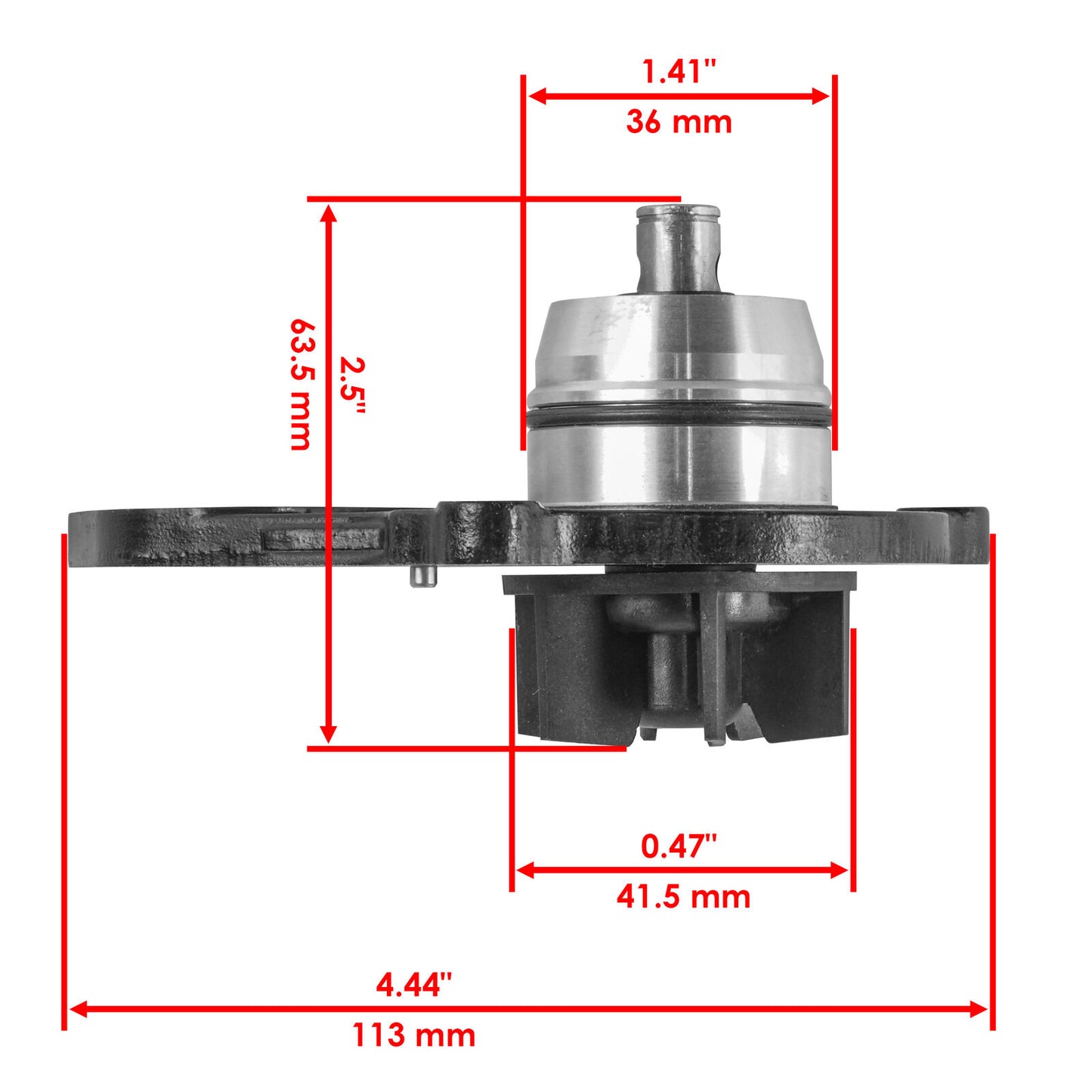 Water Pump Assembly for Arctic Cat 400 DVX 2004-2008 / 3413-017 3413-042