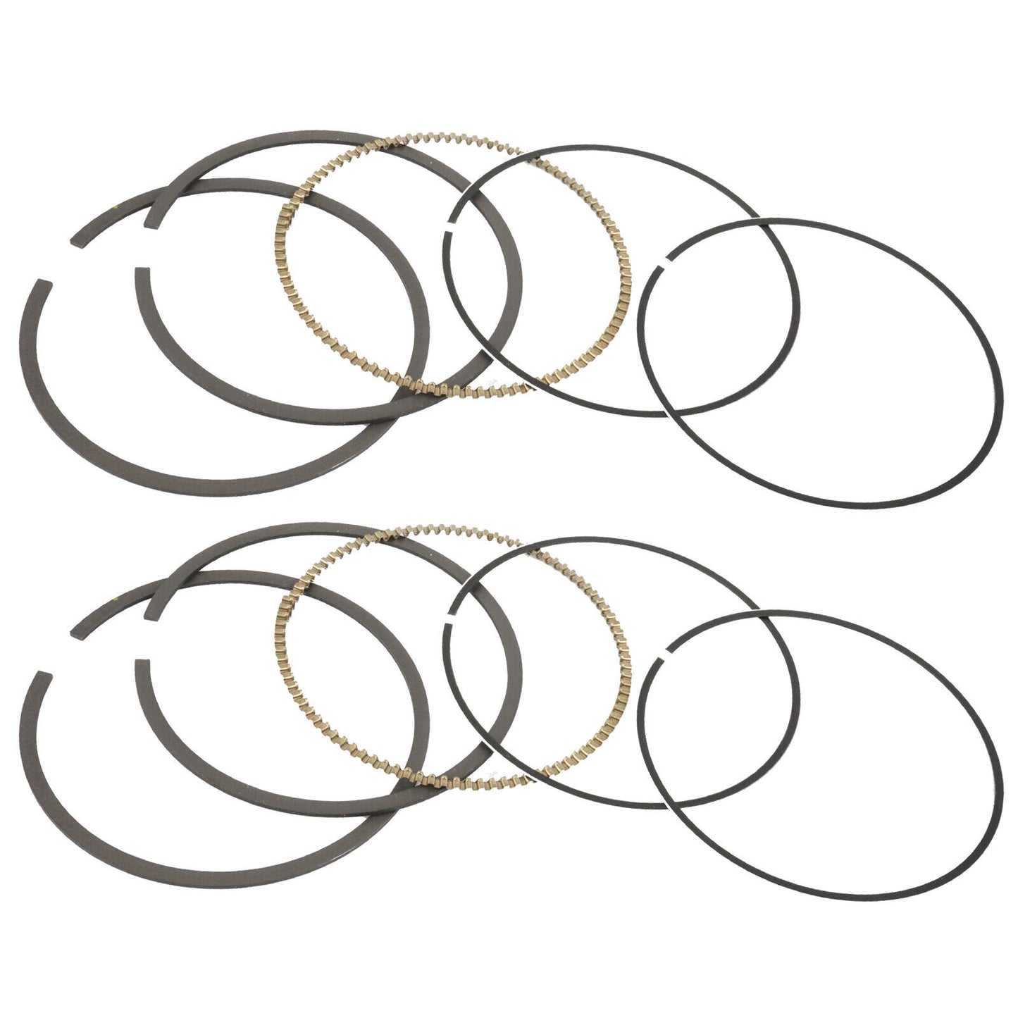 2 Piston Ring Kit for Polaris RZR 800 EFI 2008 2009 2010 2011 2012 2013 2014