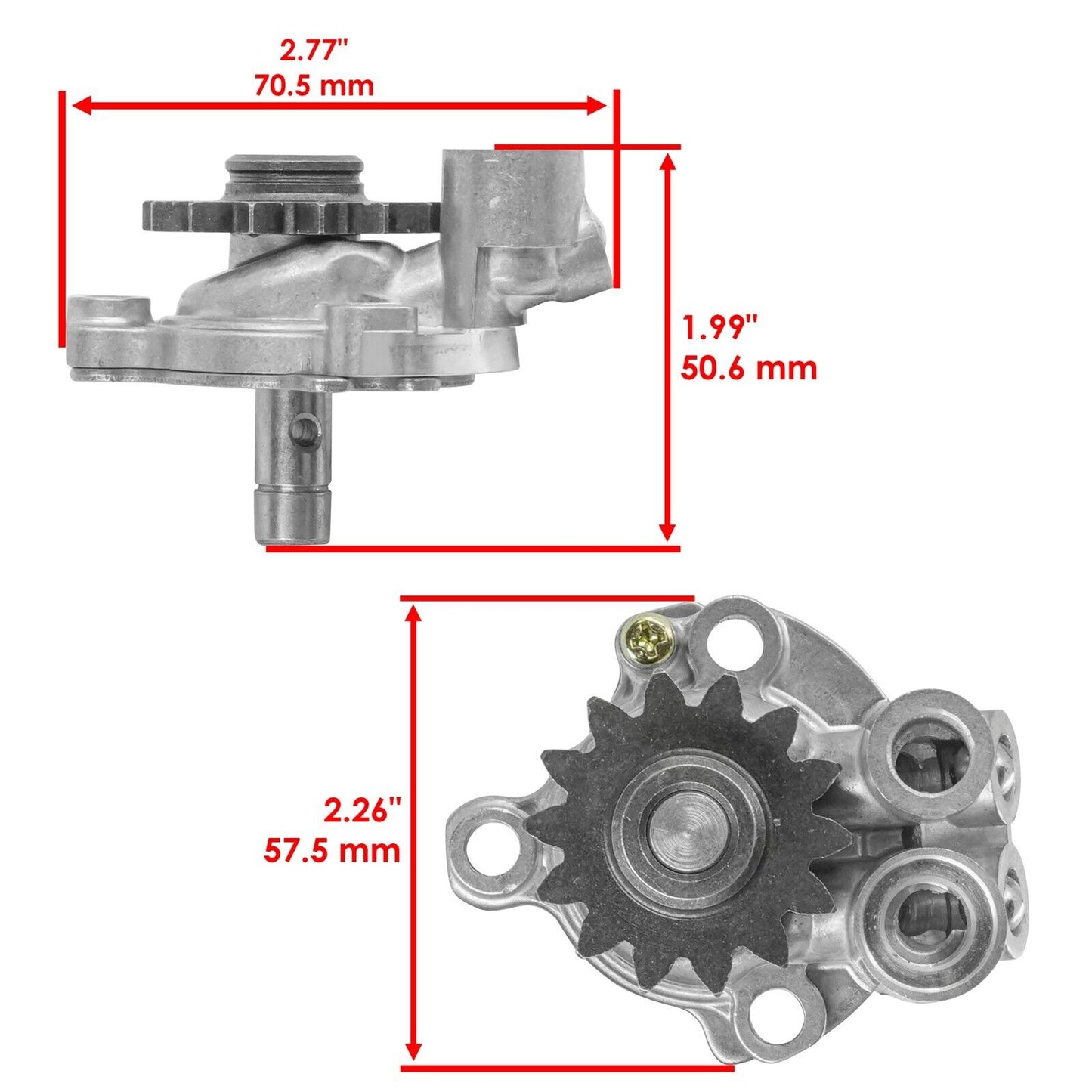 Caltric Oil Pump For Yamaha WR250F 2001-2013 Motorcycle 5SG-13300-01-00