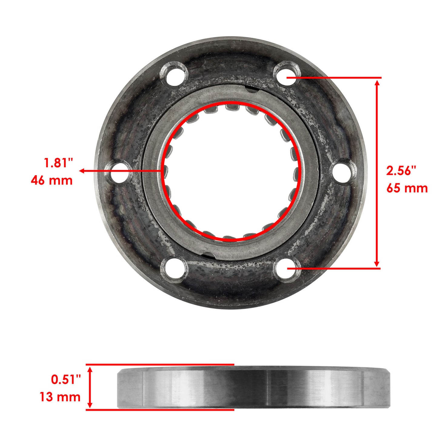 Starter Clutch Gear Idler and Gasket fits Yamaha Grizzly 660 YFM660F 4x4 2002