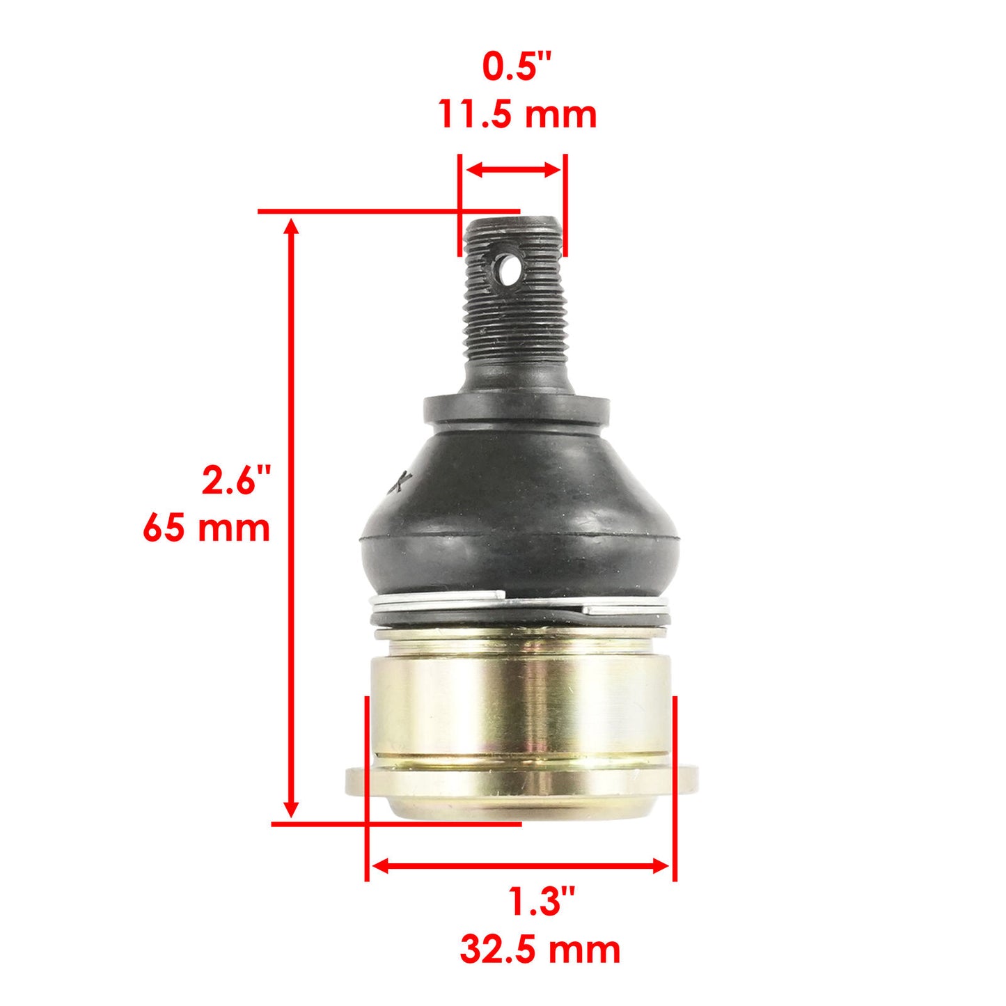 2 Upper or Lower Ball Joints for Yamaha Grizzly 550 Fi 4X4 YFM550 2013 2014