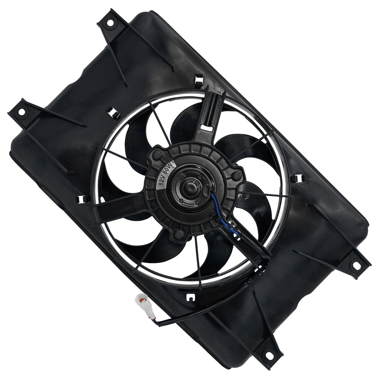 Radiator Cooling Fan Assembly for Yamaha Wolverine YXE70 2016-2018 Except X2 X4