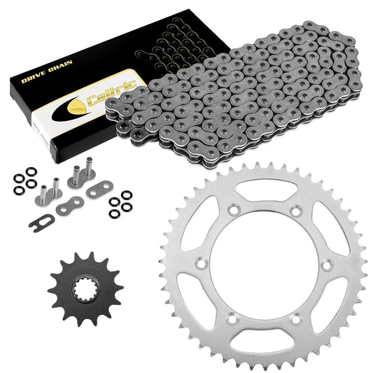 Steel O-Ring Drive Chain & Sprocket Kit for Kawasaki KLX400B KLX400R 2003