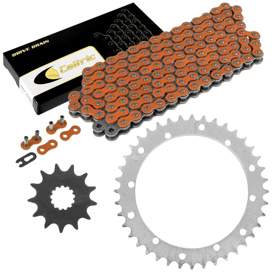 Orange Drive Chain And Sprockets Kit for Yamaha Raptor 660R YFM660R 2001-2005