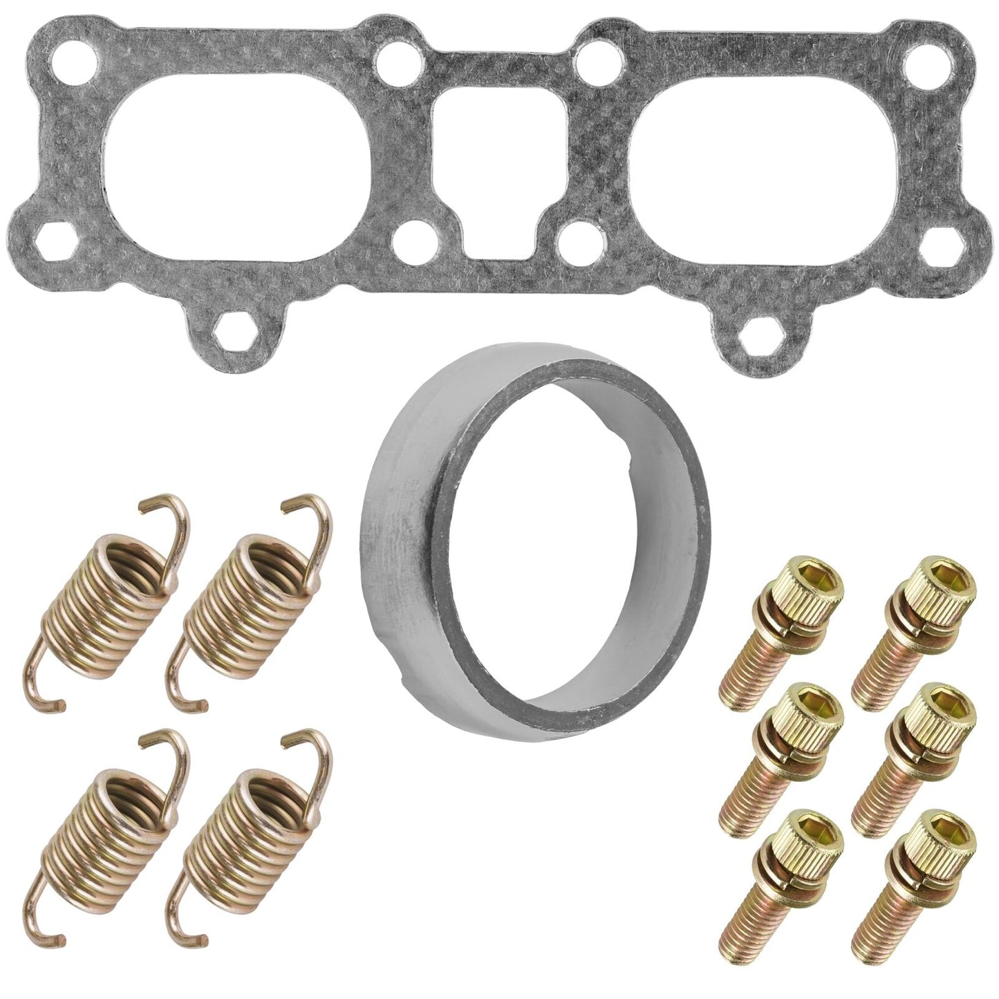 Exhaust Muffler Gasket Seal Spring Kit For Polaris RZR XP / RZR XP 4 1000 / 2014