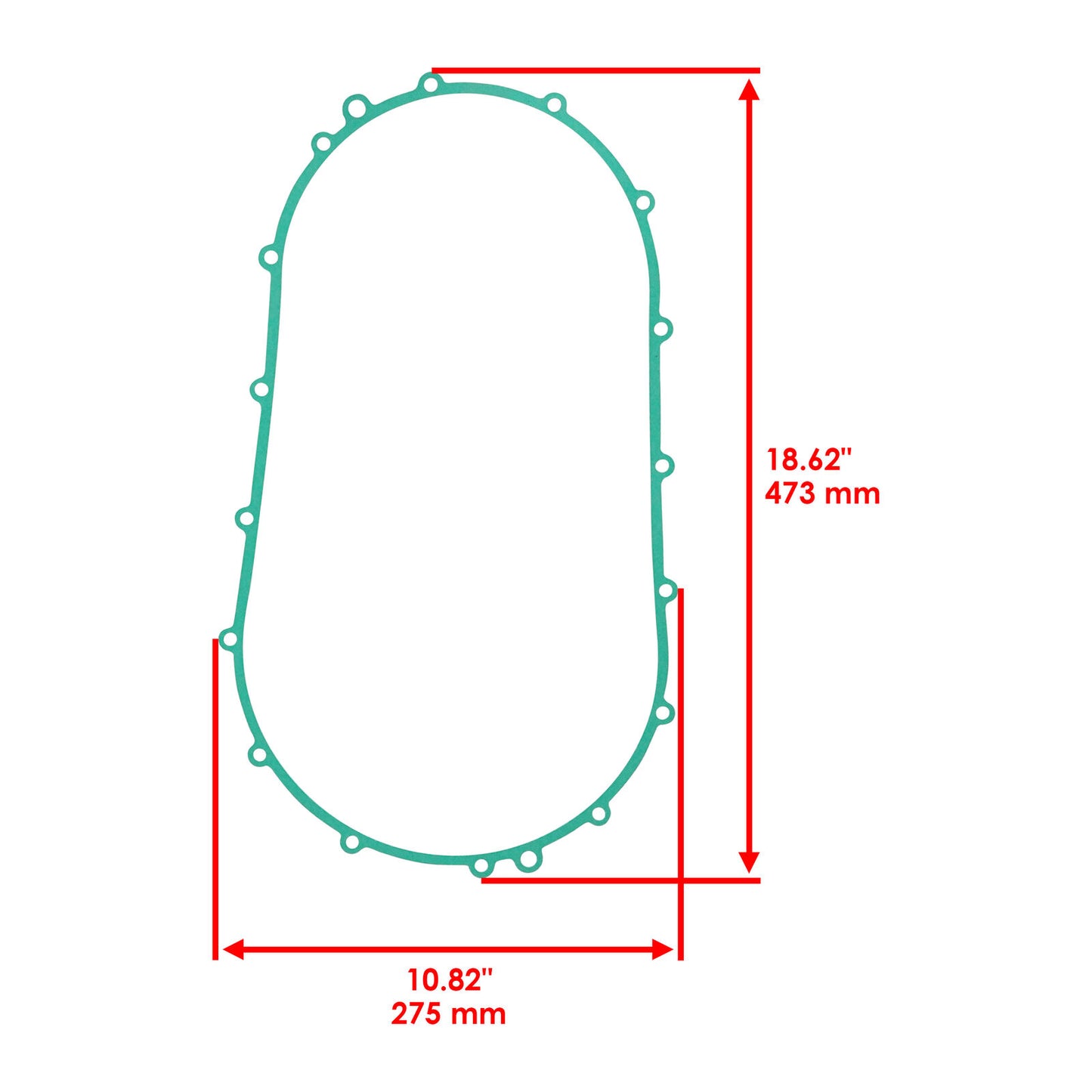 Outer Clutch Cover Gasket for Arctic Cat Wildcat X 1000 Ltd Se 2013-2019