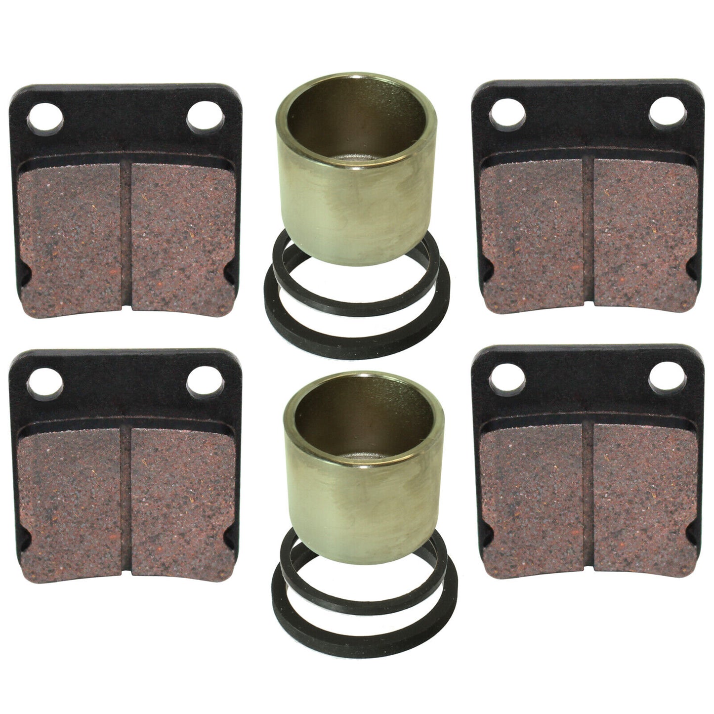 Front Brake Pads & Piston Kit for Yamaha Grizzly 350 YFM350Fg 4WD 2007-2009