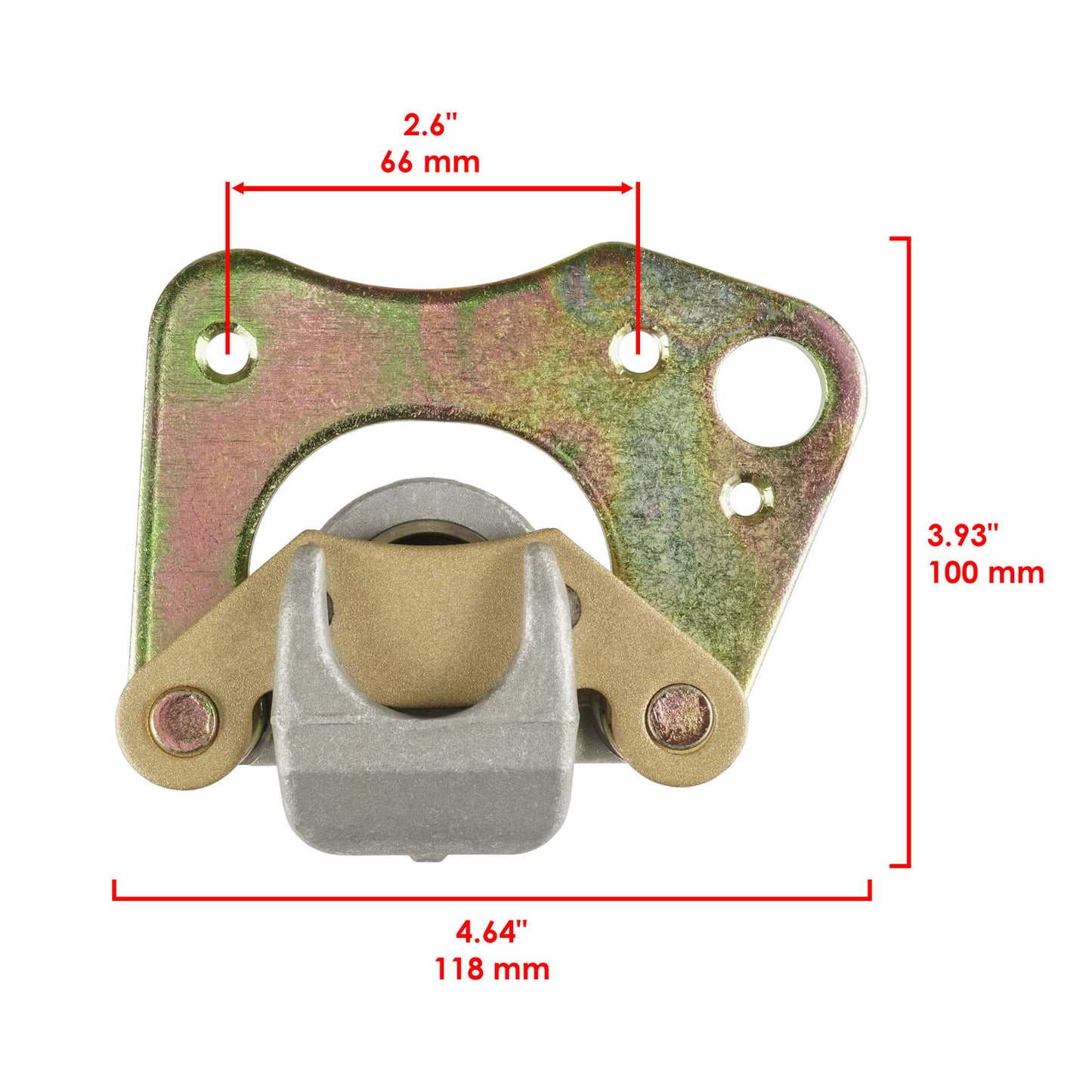 Front Left Right Brake Caliper w/ Pads for Polaris Sportsman 700 2005 2006 2007