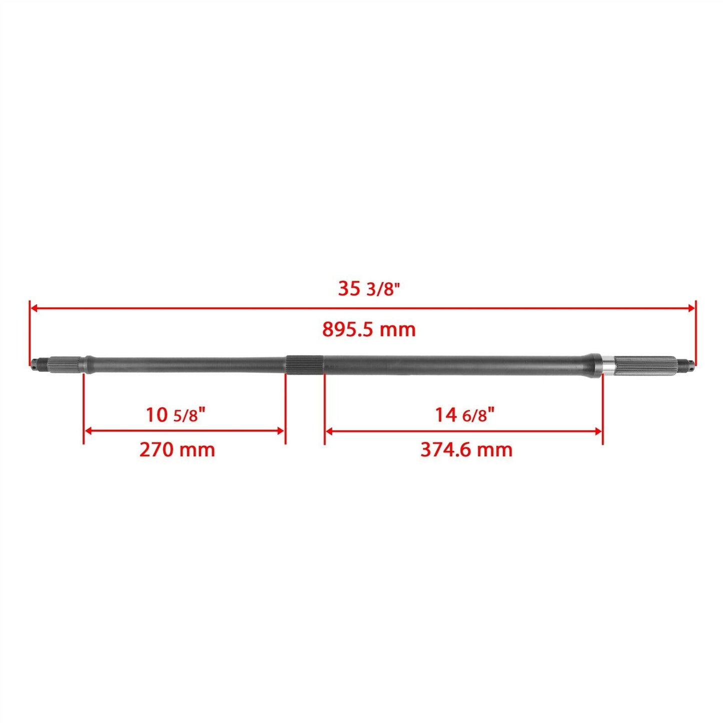 Rear Axle Shaft w/ Nuts fits Honda 42311-HR3-A20