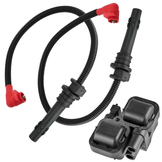 Ignition Coil with Spark Plug Wires for Polaris Ranger 1000 XP 2017-2018