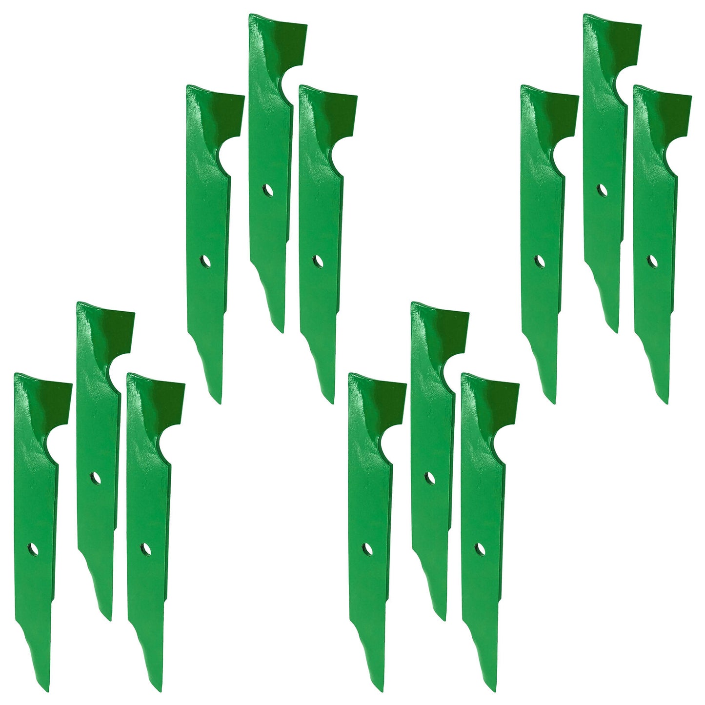 High-quality 00273000 04919100 04920600 05244100 4919100 Deck Blade For Ariens For Gravely by Caltric, green color.