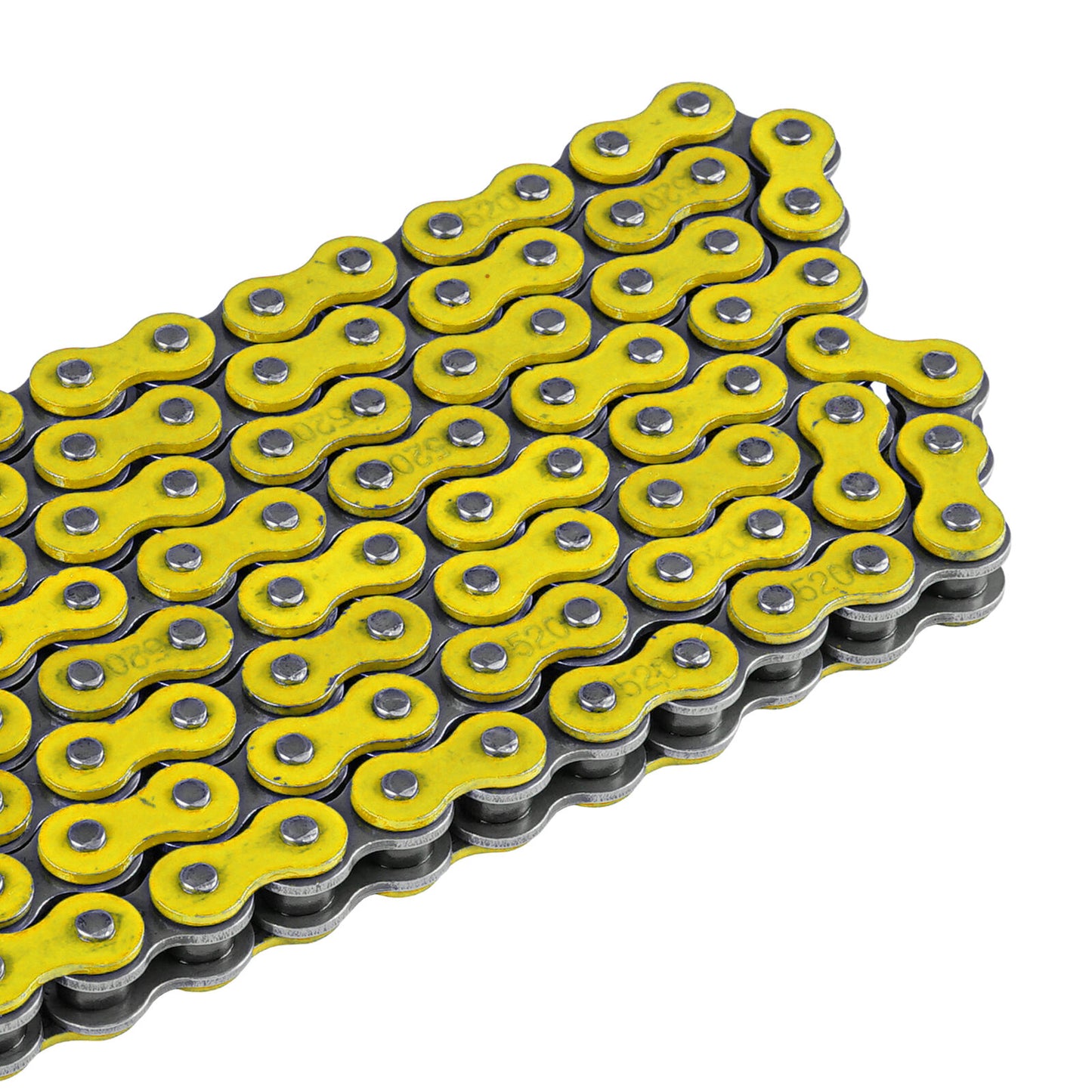 Yellow Drive Chain for Bike | Motorcycle Quad 520-Pitch 120-Links Non O-Ring