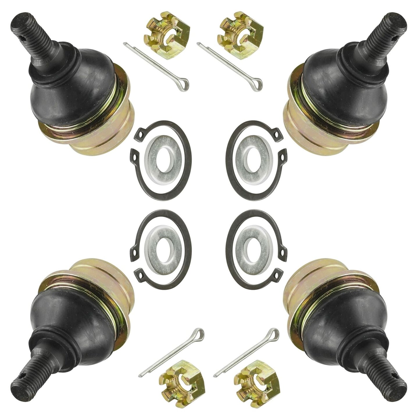 4 Upper and Lower Ball Joints for Suzuki Kingquad LT-A700X LTA700X 2005 - 2007