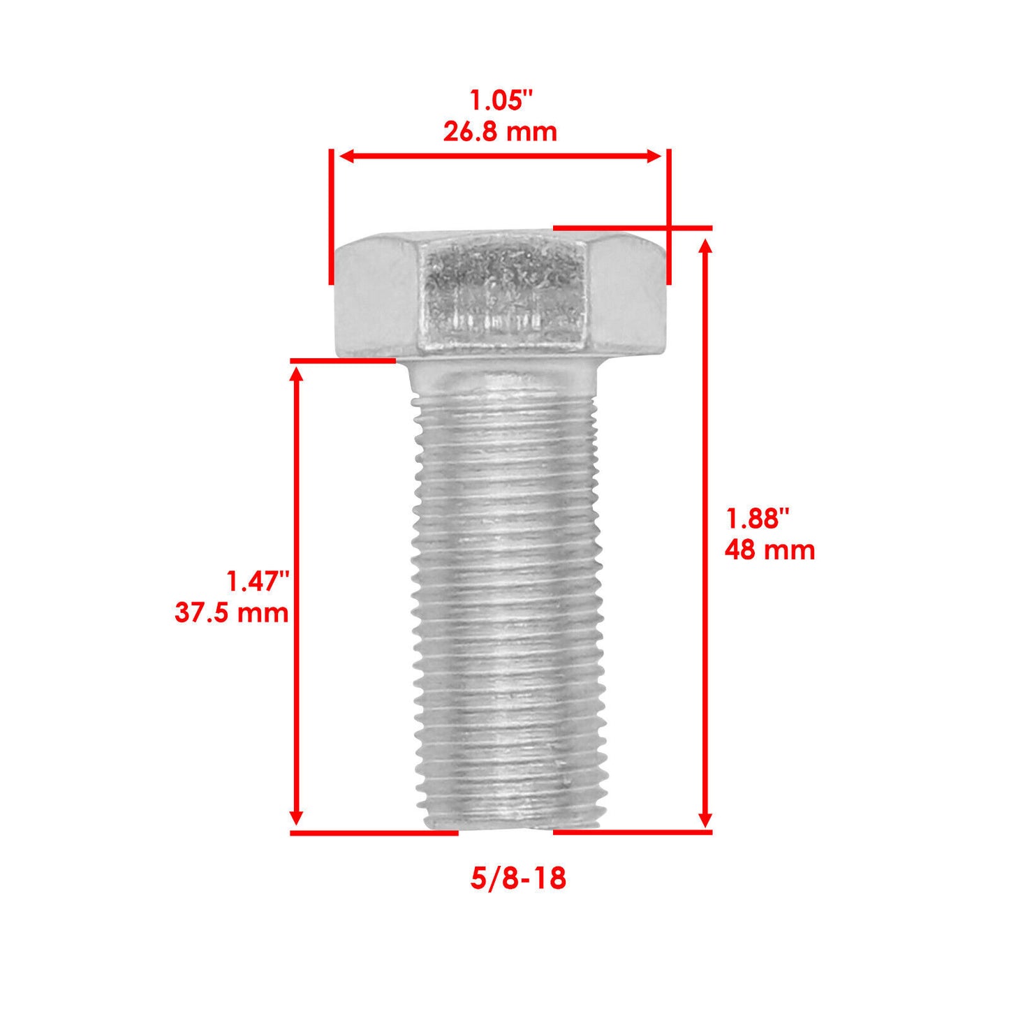 018-6020-00 018-6021-00 019-5038-00 019-4807-00 Blade Bolt for Bad Boy