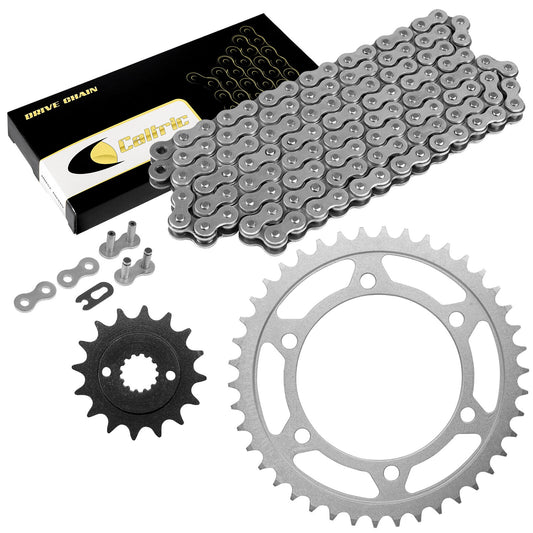 Drive Chain & Sprocket Kit for Kawasaki EN500 Vulcan 500 Ltd 1996-2009