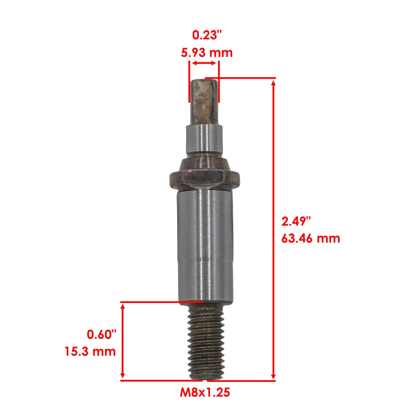 Caltric Water Pump Impeller Shaft Kit for Yamaha YFZ450 SE LTD 2004 - 2013