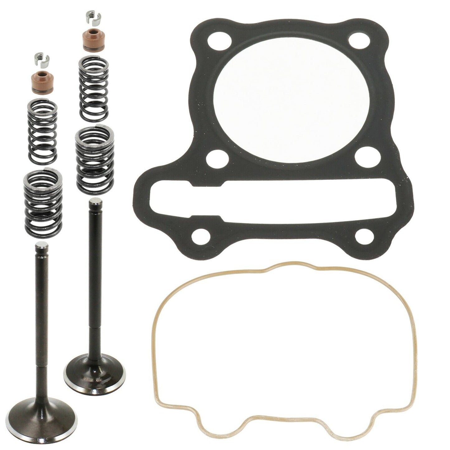 Cylinder Intake Exhaust Valve Gasket Kit for Polaris Phoenix 200 Quad 2005-2017