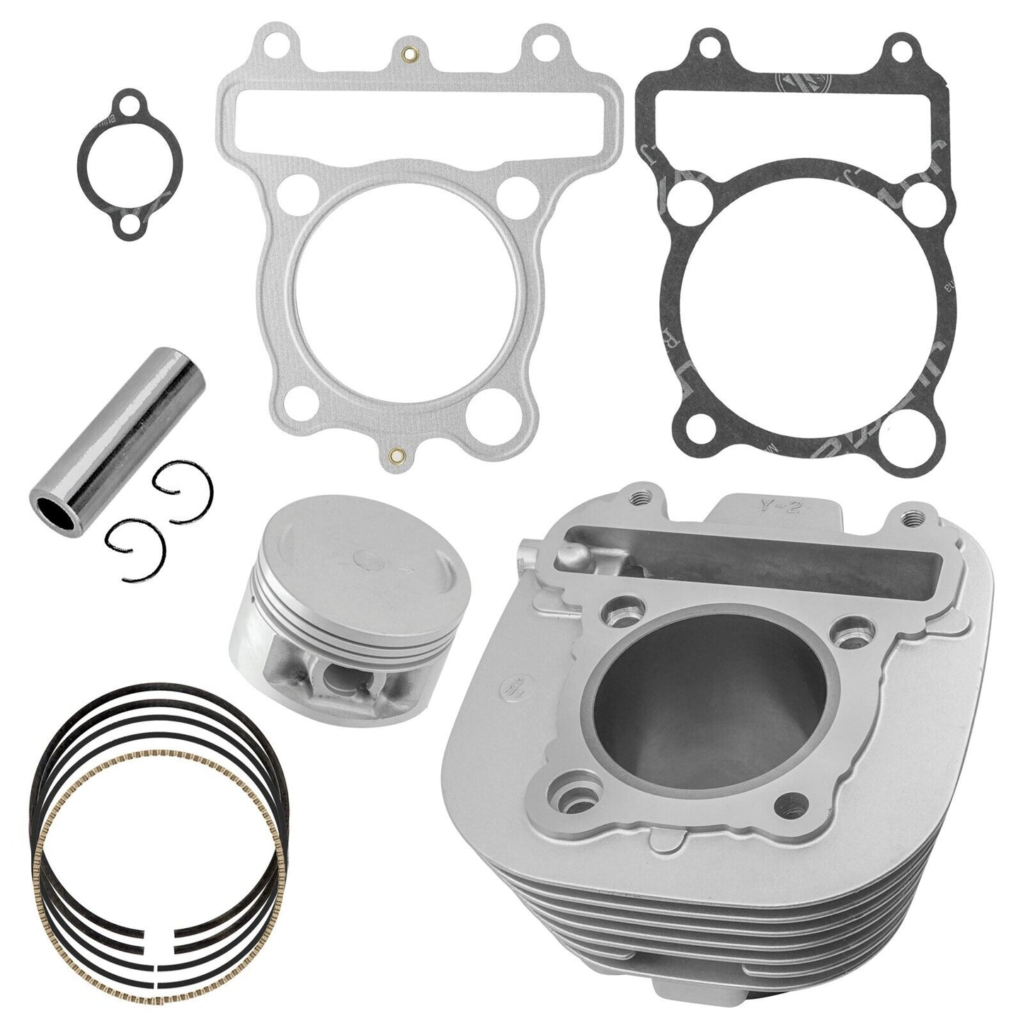 Caltric Cylinder Piston Rings And Gasket For Yamaha TT225 1999 3RW-11310-00-00