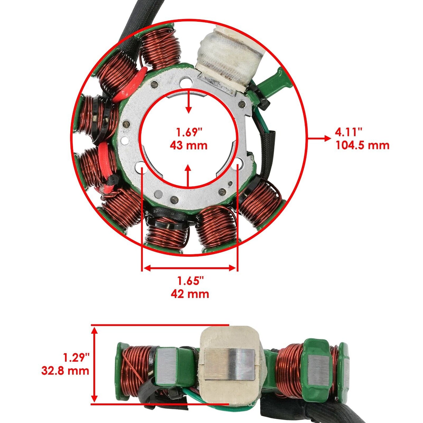 Stator for Polaris Sportsman 400 400L 4X4 1994-1997 Magneto