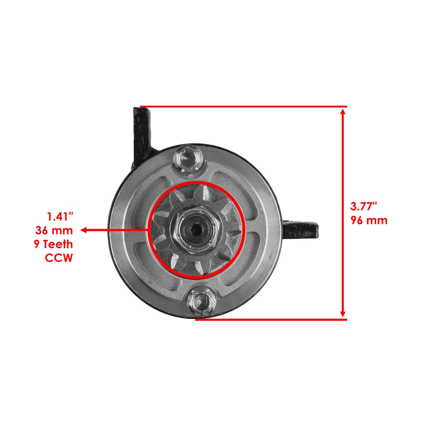 Caltric Starter for OMC Evinrude Johnson 585063, 586280 384163, 387684