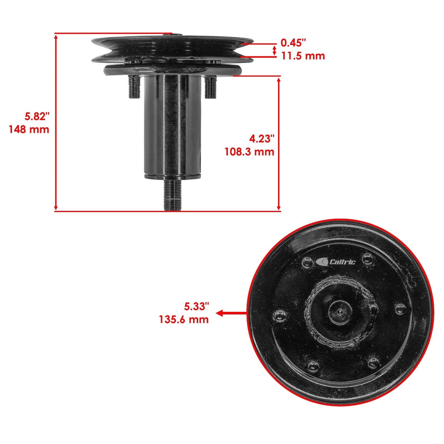 Spindle Assembly w/Pulley For Ariens Ikon X XD XL Limited 52" Zero-Turn Mower